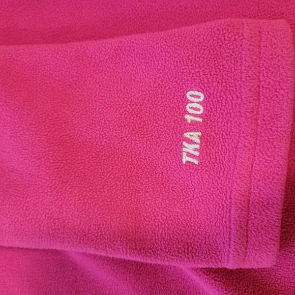 The North Face TKA 100 Pink 1/4 Zip Fleece Pullover Women's Size Small S - Picture 5 of 7